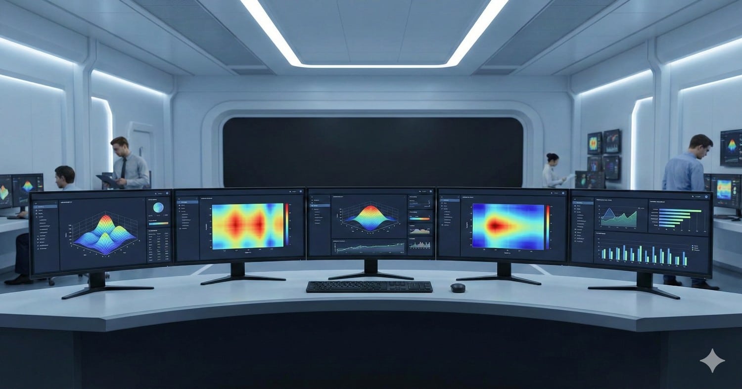 Dashtera charting dashboards high-performance control room with no-code dashboards.